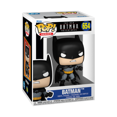 Funko Pop! Batman da série The New Batman Adventures em vinil na caixa