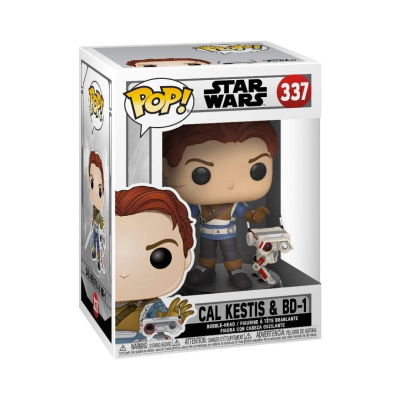 Funko Pop Cal Kestis & BD-1 Star Wars número 337 em caixa