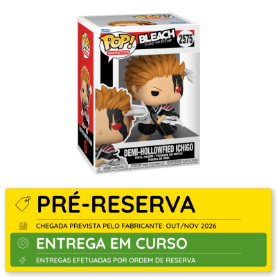 Funko Pop! Demi-Hollowfied Ichigo da série Bleach em caixa
