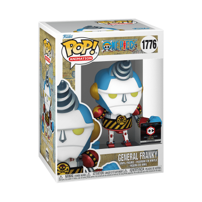 Figura vinil General Franky Funko Pop Animation n.º 1776 em caixa