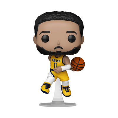 Figura colecionável estilo POP de jogador de basquetebol da equipa Indiana
