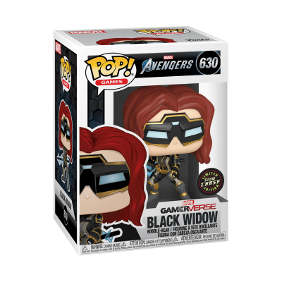 Figura Funko Pop! Black Widow Marvel Avengers na caixa