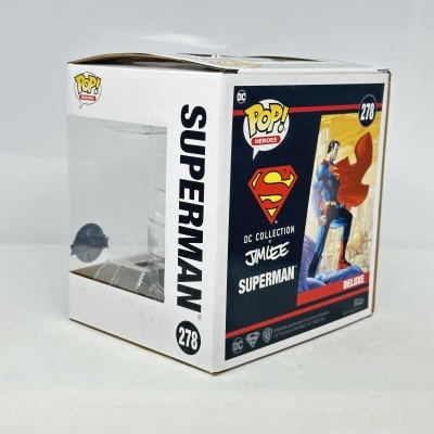 Caixa Funko Pop! Deluxe Superman número 278 da DC