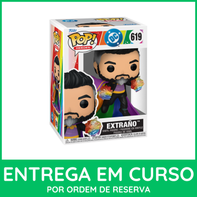 Funko Pop! Extraño figura de vinil na caixa oficial da DC número 619