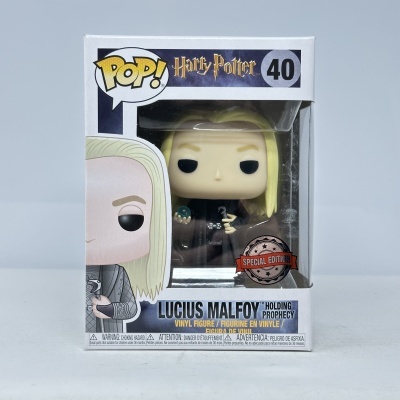 Funko Pop Lucius Malfoy em caixa