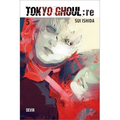 Capa do livro Tokyo Ghoul:re volume 5 com ilustração de personagens