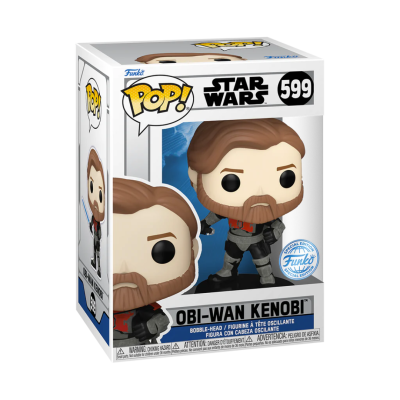 Brinquedo Funko Pop! Obi-Wan Kenobi Star Wars na caixa
