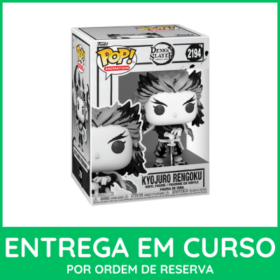 Funko Pop! Kyojuro Rengoku Demon Slayer na caixa