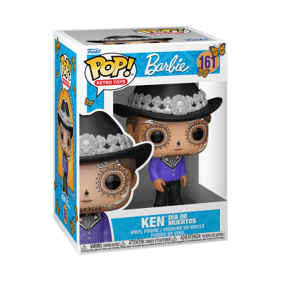 Funko Pop! Ken Dia de Muertos de vinil na caixa