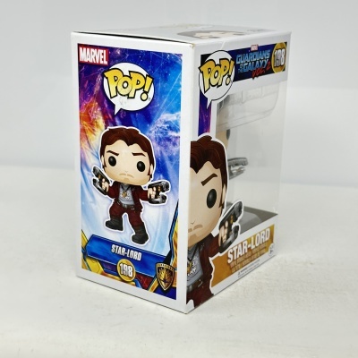 Caixa de brinquedo Funko Pop! Star-Lord Guardians of the Galaxy Vol. 2 número 198
