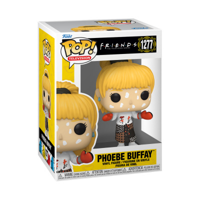 Figura Funko Pop Phoebe Buffay Friends na caixa
