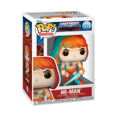 Figura Funko Pop! He-Man em caixa Masters of the Universe nº 1775
