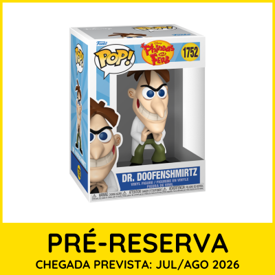 Figura Funko Pop Dr. Doofenshmirtz em caixa