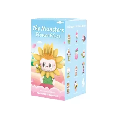 Caixa de brinquedo colecionável com figura de elfo flor de girassol