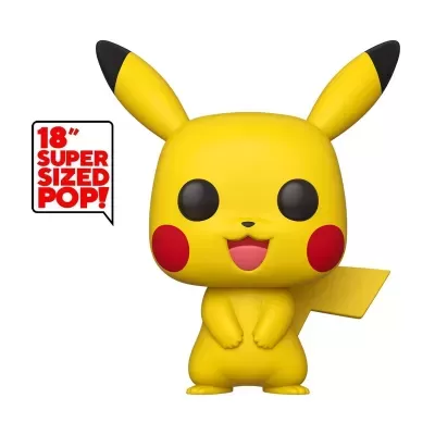Figura Funko Pop Pikachu amarela com bochechas vermelhas