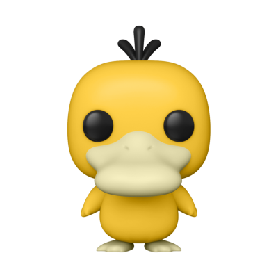 Figura Funko Pop do Pato Donald amarelo com bico bege e olhos negros