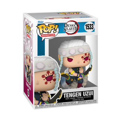 Figura Funko Pop! Tengen Uzui Demon Slayer vinil na embalagem