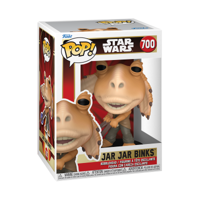 Funko Pop! Jar Jar Binks Star Wars nº 700 em caixa