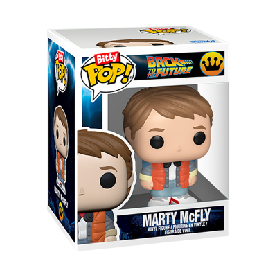 Figura de vinil Marty McFly Bitty Pop! Back to the Future na embalagem