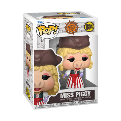 Figura Funko Pop Miss Piggy Muppet Treasure Island 30 na embalagem