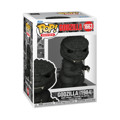 Figura Funko Pop Godzilla (1984) vinil na embalagem