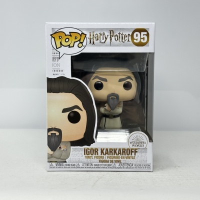 Boneco Funko Pop! Igor Karkaroff Harry Potter 95 na embalagem