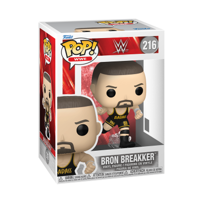 Funko Pop WWE Bron Breakker vinil na caixa
