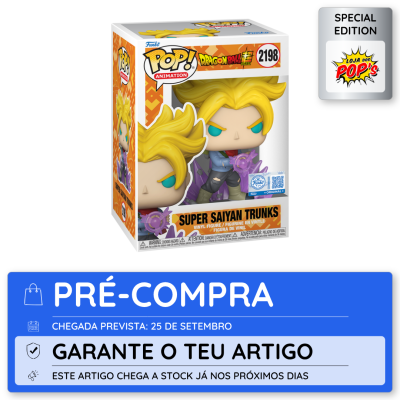 Funko Pop Super Saiyan Trunks Dragon Ball Super nº2198