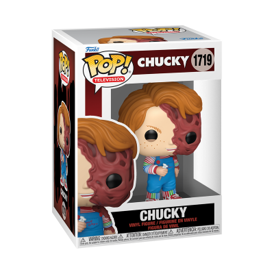 Figura de vinil Pop! Television de Chucky número 1719 embalada na caixa