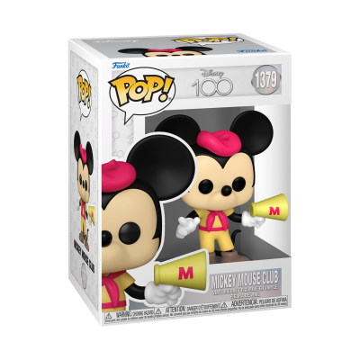 Figura Funko Pop Mickey Mouse Club da Disney 100 na caixa