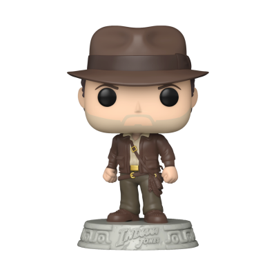 Boneco Funko Pop Indiana Jones com chapéu e jaqueta de couro