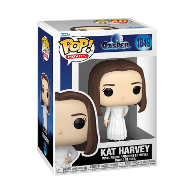 Figura Funko Pop! Kat Harvey da série Casper na caixa