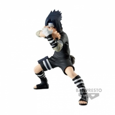 Figura de ação Sasuke Uchiha Naruto em pose de luta