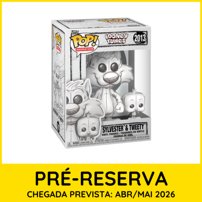 Caixa com figuras de vinil Funko Pop! Sylvester e Tweety Looney Tunes de 2013