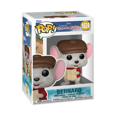 Figura Funko Pop Bernard Disney The Rescuers Down Under na embalagem