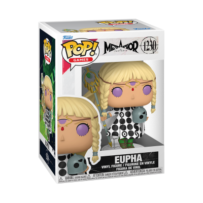 Figura Funko Pop! Eupha de Metaphor Fantazio em caixa branca com janela de visualização