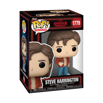 Figura Funko Pop! Steve Harrington Stranger Things vinil na caixa