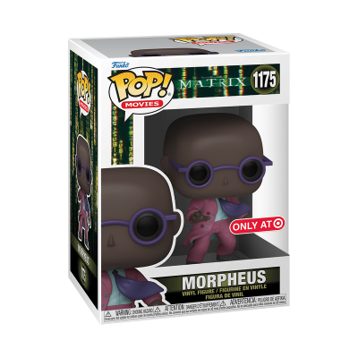 Figura Funko Pop! Morpheus do Matrix na caixa