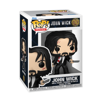 Funko Pop John Wick número 1763 em caixa