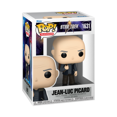 Figura Funko Pop! Jean-Luc Picard de Star Trek na caixa