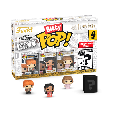 Pack de 4 figuras Funko Bitty Pop! Harry Potter com personagens e figura misteriosa