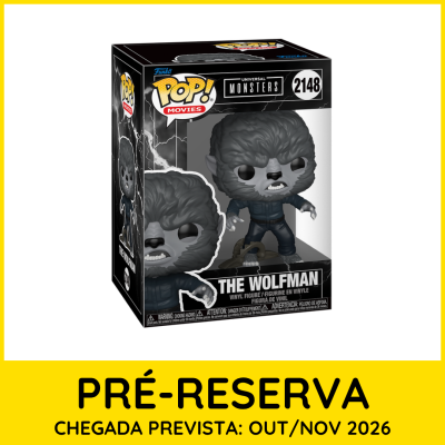 Figura Funko Pop The Wolfman Universal Monsters na caixa