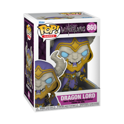 Figura Funko Pop! Dragon Lord de Tiny Tina's Wonderlands em caixa