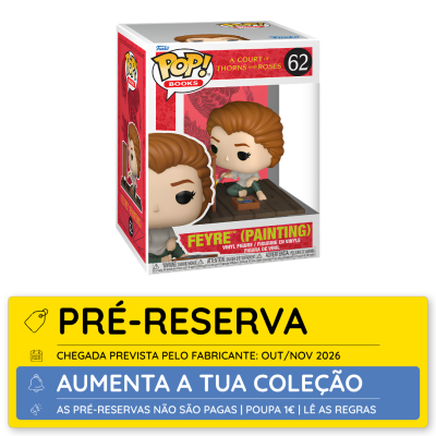 Figura de vinil Funko Pop! Books Feyre Painting nº 62 na caixa