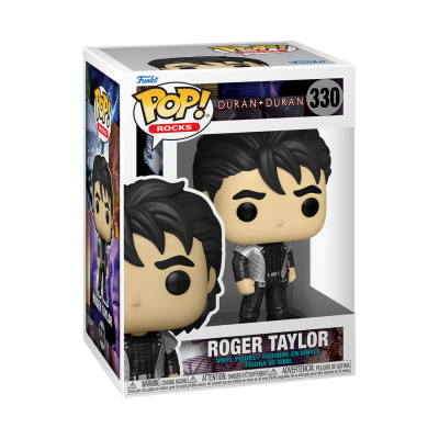 Figura Funko Pop! Rocks do Roger Taylor na caixa