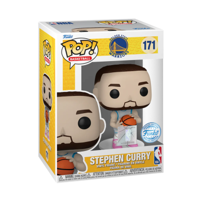 Funko Pop Stephen Curry basquetebol Golden State Warriors em caixa