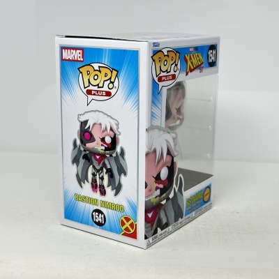 Caixa de figura POP de vinil da Marvel Bastion Nimrod número 1541 com detalhes coloridos