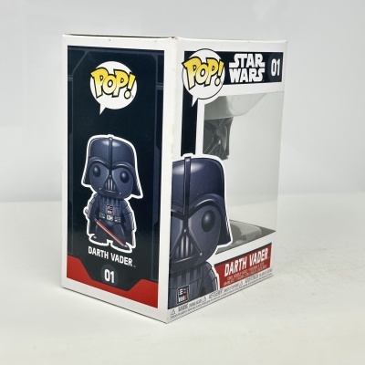Caixa Funko Pop! Star Wars Darth Vader 01 com figura em vinil