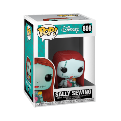 Figura vinyl Funko Pop! Disney Sally Sewing na caixa nº 806