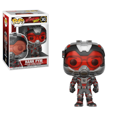 Figura Funko Pop! Hank Pym com capacete e viseira vermelha da Ant-Man and The Wasp